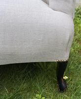 French Two Seater Sofa in Linen (4 of 8) French Two Seater Sofa in Linen (4 of 8)