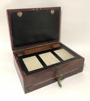 Antique Victorian Leather Writing Document Box (11 of 19) Antique Victorian Leather Writing Document Box (11 of 19)