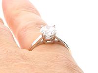 0.93ct Diamond & 18ct Yellow Gold Solitaire Ring - Vintage c.1940 (9 of 9) 0.93ct Diamond & 18ct Yellow Gold Solitaire Ring - Vintage c.1940 (9 of 9)