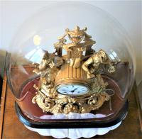 Lovely 1860’s French Spelter Striking Figurine Mantel Clock by Japy Frères (4 of 7) Lovely 1860’s French Spelter Striking Figurine Mantel Clock by Japy Frères (4 of 7)