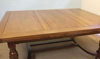 Large Antique Oak Extending Drawleaf Dining Table (7 of 15) Large Antique Oak Extending Drawleaf Dining Table (7 of 15)