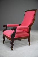 Antique Mahogany Library Chair 8057009 (10 of 12) Antique Mahogany Library Chair 8057009 (10 of 12)