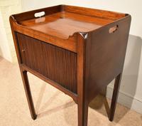 George III Tambour Fronted Bedside Table / Commode (6 of 7) George III Tambour Fronted Bedside Table / Commode (6 of 7)
