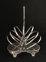 Aesthetic Period Silver Plated Fan Shape Toast Rack (3 of 5) Aesthetic Period Silver Plated Fan Shape Toast Rack (3 of 5)
