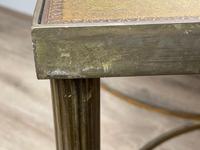 French Brass Square Leather Top Coffee Table (18 of 28) French Brass Square Leather Top Coffee Table (18 of 28)
