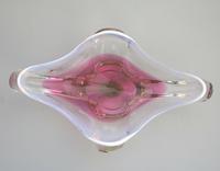 Good Retro Josef Hospodka Chribska Glassworks 'Rasberry' Bowl c.1960 (4 of 8) Good Retro Josef Hospodka Chribska Glassworks 'Rasberry' Bowl c.1960 (4 of 8)