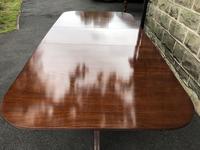 Antique Mahogany Twin Pillar Extending Dining Table (8 of 11) Antique Mahogany Twin Pillar Extending Dining Table (8 of 11)