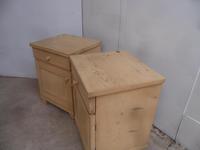 Lovely Pair of Art Deco Pine Bedside Cabinets to wax / paint (2 of 7) Lovely Pair of Art Deco Pine Bedside Cabinets to wax / paint (2 of 7)