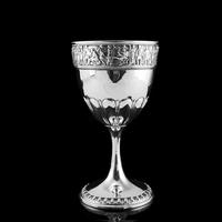 Antique Solid Silver Goblet / Cup with Roman Frieze - Elkington & Co 1902 (6 of 16) Antique Solid Silver Goblet / Cup with Roman Frieze - Elkington & Co 1902 (6 of 16)