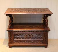 Carved Oak Monks Bench (2 of 10) Carved Oak Monks Bench (2 of 10)