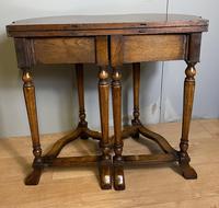 Late Victorian Burr Walnut Card Table (5 of 9) Late Victorian Burr Walnut Card Table (5 of 9)