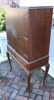 1940's Mahogany Drinks Cabinet on Cab Legs - Well Fitted Interior (5 of 5) 1940's Mahogany Drinks Cabinet on Cab Legs - Well Fitted Interior (5 of 5)