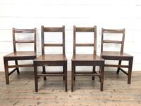 Four 19th Century Oak Back Bar Chairs (2 of 10) Four 19th Century Oak Back Bar Chairs (2 of 10)