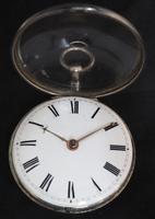 Good Antique Silver Pair Case Pocket Watch Fusee Verge Escapement Key Wind Enamel Dial Robinson London (3 of 11) Good Antique Silver Pair Case Pocket Watch Fusee Verge Escapement Key Wind Enamel Dial Robinson London (3 of 11)