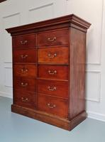 Large Antique Bank of Mahogany Drawers c.1880 (4 of 8) Large Antique Bank of Mahogany Drawers c.1880 (4 of 8)