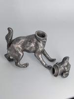 Silver Plate 19thcentury Hound Pounce Pot (7 of 9) Silver Plate 19thcentury Hound Pounce Pot (7 of 9)