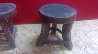 Pair of Rustic Folk Art Stools (4 of 5) Pair of Rustic Folk Art Stools (4 of 5)