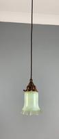 Original Vaseline Shade, Copper Ceiling Light, Rewired (9 of 10) Original Vaseline Shade, Copper Ceiling Light, Rewired (9 of 10)