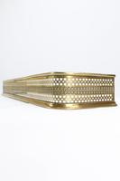Long 4ft6 Antique Victorian Pierced Brass Fire Fender (6 of 13) Long 4ft6 Antique Victorian Pierced Brass Fire Fender (6 of 13)
