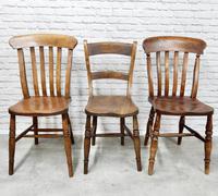 Antique Harlequin Set of 6 Kitchen Chairs (6 of 6) Antique Harlequin Set of 6 Kitchen Chairs (6 of 6)