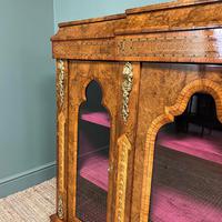 High Quality Victorian Burr Walnut Antique Credenza (8 of 10) High Quality Victorian Burr Walnut Antique Credenza (8 of 10)