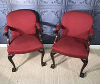 Pair of Mahogany Desk Chairs c.1920 (2 of 15) Pair of Mahogany Desk Chairs c.1920 (2 of 15)