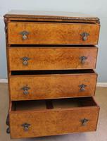 Quality Burr Walnut Chest of Drawers (7 of 7) Quality Burr Walnut Chest of Drawers (7 of 7)