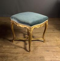 Beautiful French Giltwood Dressing Table Stool (11 of 12) Beautiful French Giltwood Dressing Table Stool (11 of 12)