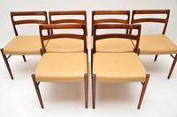 Set of 6 Danish Rosewood & Leather Dining Chairs by Soren Willasden (10 of 12) Set of 6 Danish Rosewood & Leather Dining Chairs by Soren Willasden (10 of 12)