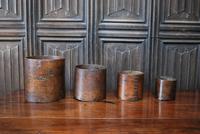 Set of 4 Treen Bushel Measures (2 of 5) Set of 4 Treen Bushel Measures (2 of 5)