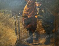 Newlyn School? Fab 19th Century Fishermen in Rough Seas Oil Portrait Painting (8 of 16) Newlyn School? Fab 19th Century Fishermen in Rough Seas Oil Portrait Painting (8 of 16)