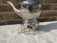 Edwardian Silver Plated Spirit Kettle (2 of 4) Edwardian Silver Plated Spirit Kettle (2 of 4)