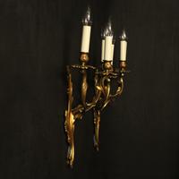 French Pair Of Bronze Antique Wall Sconces (4 of 8) French Pair Of Bronze Antique Wall Sconces (4 of 8)
