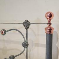 Cast Iron Antique Bed with Copper (4 of 9) Cast Iron Antique Bed with Copper (4 of 9)
