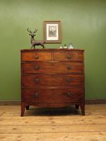 Antique 19th century Mahogany Bow Chest of Drawers, Country House Chest (16 of 18) Antique 19th century Mahogany Bow Chest of Drawers, Country House Chest (16 of 18)