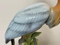 Collectible Italian Elegant Beautiful Porcelain Crane Bird Ornament Signed (11 of 21) Collectible Italian Elegant Beautiful Porcelain Crane Bird Ornament Signed (11 of 21)
