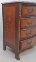 19th Century Marquetry Inlaid Rosewood Chest of Four Drawers (4 of 4) 19th Century Marquetry Inlaid Rosewood Chest of Four Drawers (4 of 4)