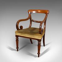 Antique Serpentine Armchair, English, Mahogany, Elbow Seat, Regency c.1820 (3 of 11) Antique Serpentine Armchair, English, Mahogany, Elbow Seat, Regency c.1820 (3 of 11)