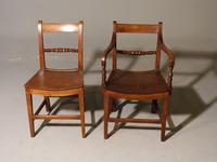 Good & Original Set of Six '4+2' Mid 19th Century Walnut & Oak Chairs (2 of 6) Good & Original Set of Six '4+2' Mid 19th Century Walnut & Oak Chairs (2 of 6)