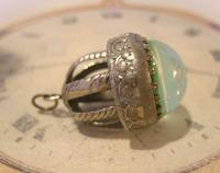 Vintage Pocket Watch Chain Fob 1950s Large Silver Nickel Victorian Revival Fob (7 of 8) Vintage Pocket Watch Chain Fob 1950s Large Silver Nickel Victorian Revival Fob (7 of 8)