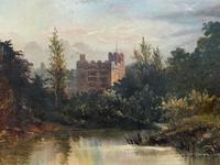 Lovely Original Mid 19th Century Antique British Castle River Landscape Oil Painting (3 of 11) Lovely Original Mid 19th Century Antique British Castle River Landscape Oil Painting (3 of 11)