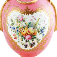 Victorian Coalport Porcelain Vase & Cover (4 of 8) Victorian Coalport Porcelain Vase & Cover (4 of 8)