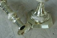 Fine Pair of Scottish Marriage Candlesticks 11inch Through Pushers c.1890 (3 of 6) Fine Pair of Scottish Marriage Candlesticks 11inch Through Pushers c.1890 (3 of 6)