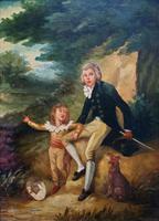 Lovely 18th Century Georgian Revival Gilt-Framed Oil on Panel Portrait Painting (6 of 8) Lovely 18th Century Georgian Revival Gilt-Framed Oil on Panel Portrait Painting (6 of 8)