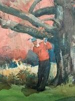 Leland Gustavson R.W.S Original Sporting Golfer Watercolour Painting (5 of 12) Leland Gustavson R.W.S Original Sporting Golfer Watercolour Painting (5 of 12)
