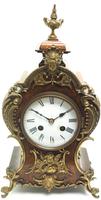 Magnificent French 8-day Mantle Clock Walnut Boulle Striking Mantle Clock (4 of 11) Magnificent French 8-day Mantle Clock Walnut Boulle Striking Mantle Clock (4 of 11)