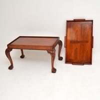 Mahogany Chippendale Style Tray Top Coffee Table (2 of 12) Mahogany Chippendale Style Tray Top Coffee Table (2 of 12)
