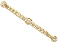 0.77 ct Diamond & 18ct Yellow Gold Bar Brooch - Antique c.1910 (5 of 9) 0.77 ct Diamond & 18ct Yellow Gold Bar Brooch - Antique c.1910 (5 of 9)