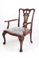 Edwardian Mahogany Chippendale Desk Chair (2 of 13) Edwardian Mahogany Chippendale Desk Chair (2 of 13)