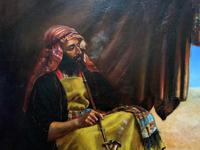 Beautiful Original 19thc Portrait Oil Painting of Smoking Arabian Gentleman (5 of 13) Beautiful Original 19thc Portrait Oil Painting of Smoking Arabian Gentleman (5 of 13)